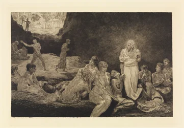 Christus en de zondige vrouwen (Een leven, opus VIII, plaat 13)