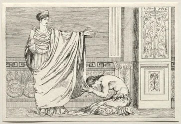 Cupido en Psyche: Psyche en Juno, 1880