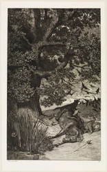 Gevallen ruiter (Intermezzi, opus IV, blad 11)