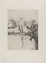 Integer vitae (los blad uit: Over de dood, tweede deel, opus XI, blad 1)