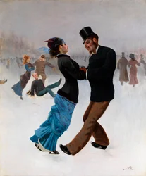 De schaatsers