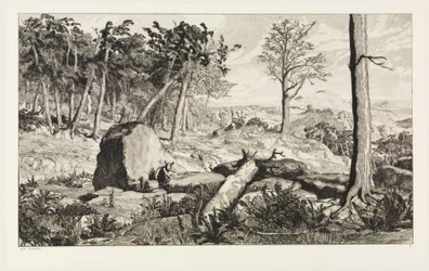 Simplicius in de wildernis van het bos (Intermezzi, opus IV, blad 10)