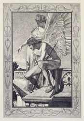 Venus toont Psyche aan Cupido, plaat 4 uit de serie „Cupido en Psyche: Opus V“