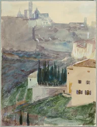 Gezicht op Siena