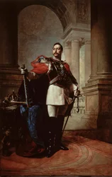 Portret van Duitse Keizer Wilhelm II, Koning van Pruisen