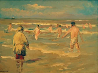 Badende jongens