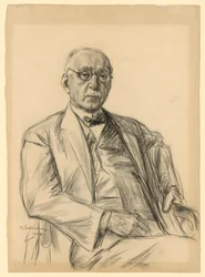 Portret van de verzamelaar Oscar Huldschinsky