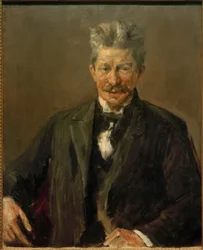 Portret van de Deense literatuurhistoricus Georg Brandes