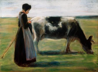 Meisje met Koe, 19e eeuw