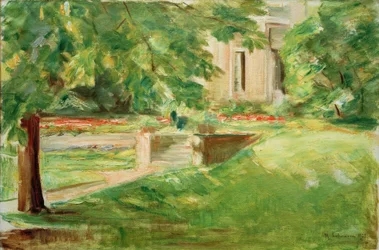 Huis en terras naar het zuidwesten