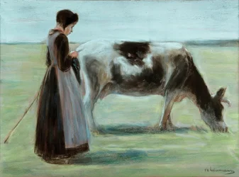 Meisje met koe