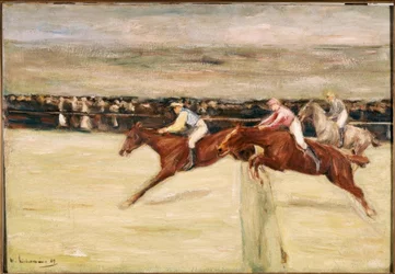 Paardenrennen in de Cascinen