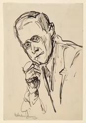 Portret van Hugo von Tschudi