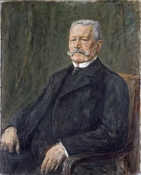 Portret van president Paul von Hindenburg (1847-1934)