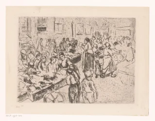 Straathandel in de Oude Jodenbuurt te Amsterdam