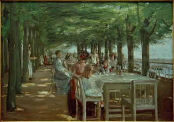 Terras bij restaurant Jacob in Nienstedten aan de Elbe