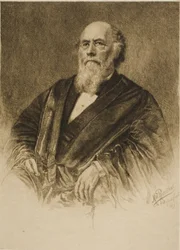 Portret van rechter Stephen Field