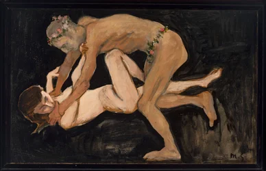 Faun en meisje