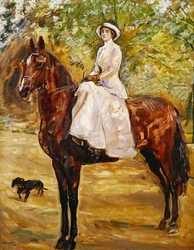 Vrouw in het Wit te Paard