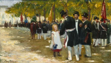 Schutters op de rijlaan