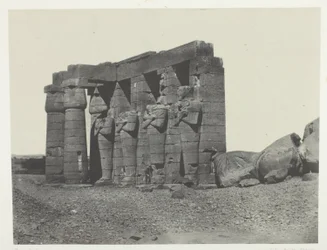 Gournah, Perystyle from the Tomb of Osymandias (Ramesseum Occidental); Thebe, plaat 59 uit het album "Egypte, Nubie, Palestine et Syrie" (1852)