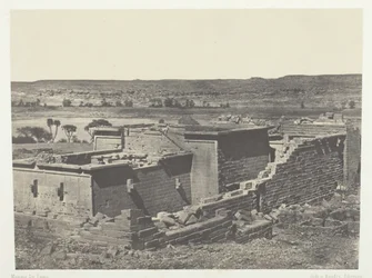 Kalabscheh, Vue Générale du Temple de Kalabscheh Talmis, Nubië, 1849-51, gedrukt 1852