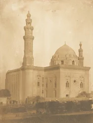 Moskee van Sultan Haçan, Place de Roumelich, in Caïro, 13 december 1849