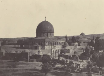 Palestina. Jeruzalem. Moskee van Omar