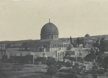 Palestina. Jeruzalem. Moskee van Omar