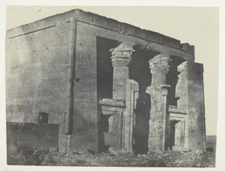 Tempel De Dakkeh, Naos; Nubië, plaat 95 uit het album "Egypte, Nubie, Palestina et Syrie" (1852)