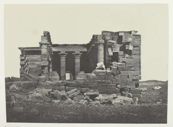 Tempel De Maharakkah (Hièra Sycaminos Des Grecs); Nubië, plaat 96 uit het album "Egypte, Nubie, Palestina et Syrie" (1852)
