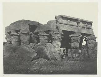 Tempel van Ombos, Opper-Egypte, plaat 65 uit het album "Egypte, Nubie, Palestina en Syrie" (1852)