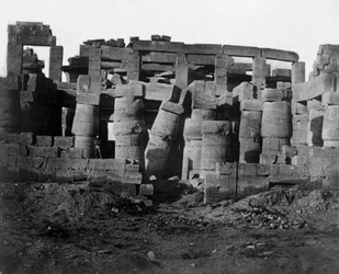 Tempelruïnes, Egypte, 1852