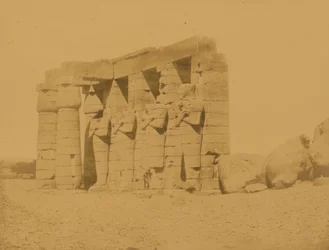 Thebe; Portiek van het Ramesseum (Graf van Osymandias), Gournah