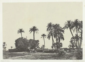Dorp Hamameh, Opper-Egypte, 1849-51, gedrukt 1852