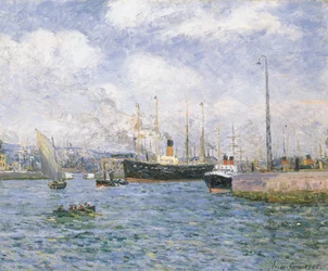 Vertrek uit Havre, 1905