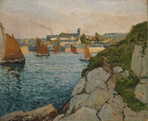 Douarnenez in de zon, 1897