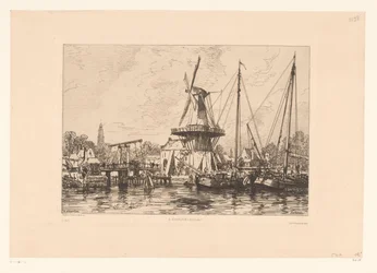 Gezicht op Haarlem
