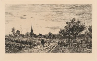 Avondlandschap (Terugkeer naar het logies)