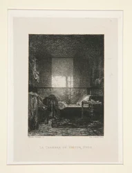 De Slaapkamer van Victor Hugo, pl. 11 uit de suite Chez Victor Hugo