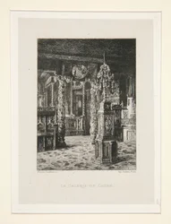 La galerie de chêne, pl. 6 uit de suite Chez Victor Hugo