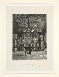 Le salon rouge, pl. 5 uit de suite Chez Victor Hugo