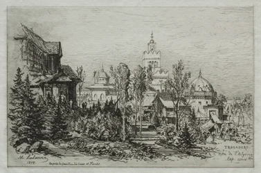 Het Algerijnse paleis bij het Trocadero