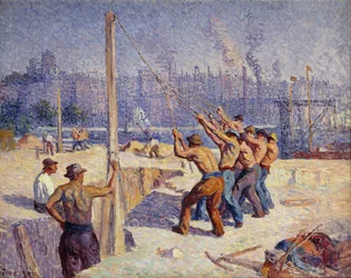 Les Batteurs de Pieux, 1900