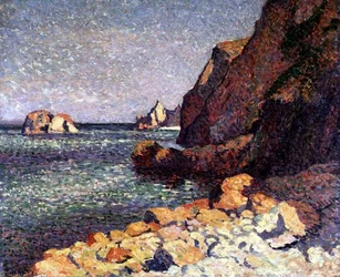 Zee en rotsen, Agay