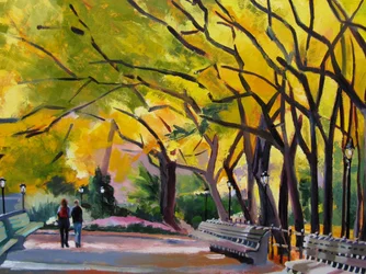 Golden Park-wandelpad