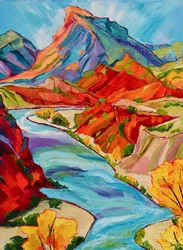 Red Rocks Blue River