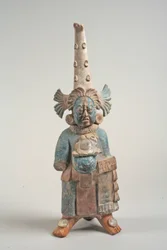 Gekostumeerd figuur uit Mexico, 7e-8e eeuw