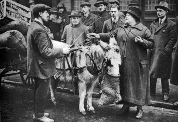 Een zweepvrouw, Covent Garden, Londen, 1926-1927