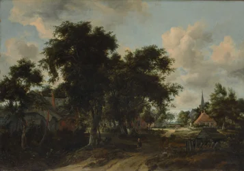 Ingang van een dorp